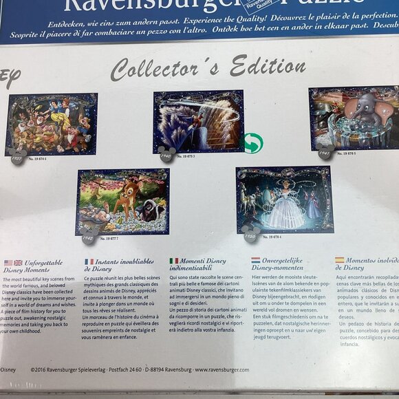 Ravensburger Disney Fantasia Sorcerers Apprentice 1000-Piece Collectors Jigsaw P - Picture 5 of 9